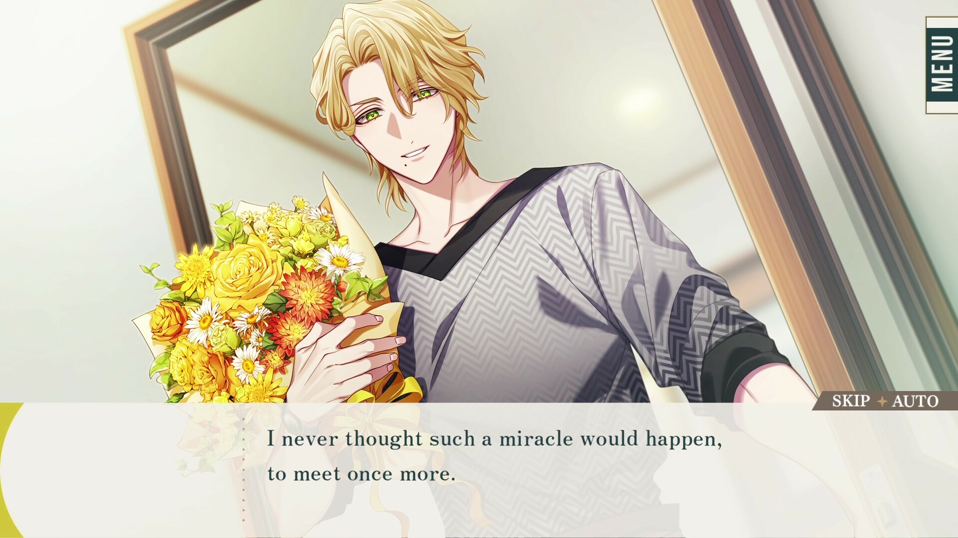 A screenshot from Him, The Smile & Bloom