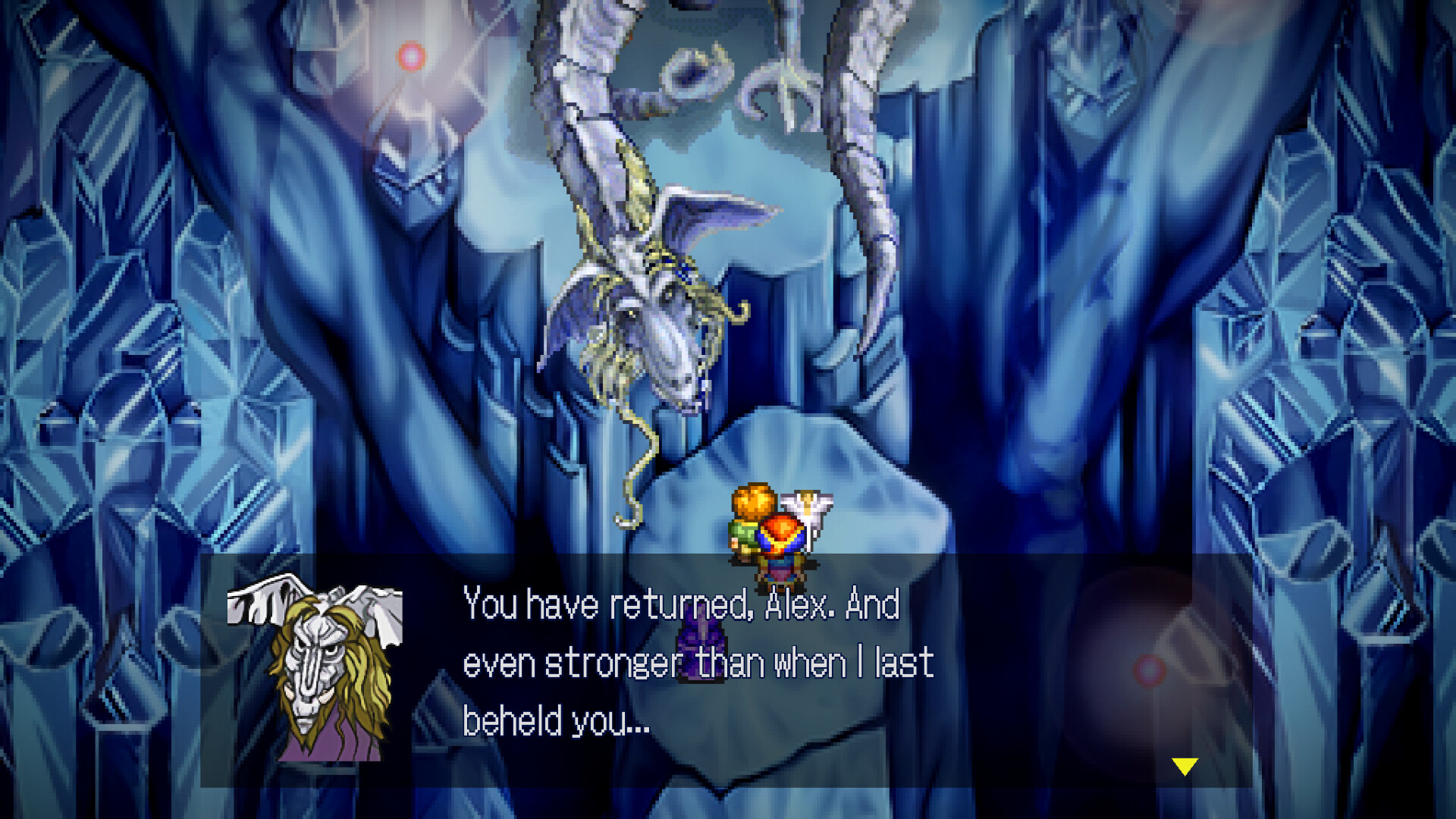 A screenshot from Lunar Remasterd Collection