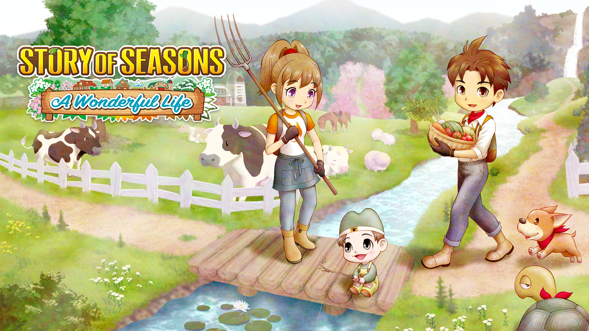The key art for Story of Seasons: A Wonderful Life.