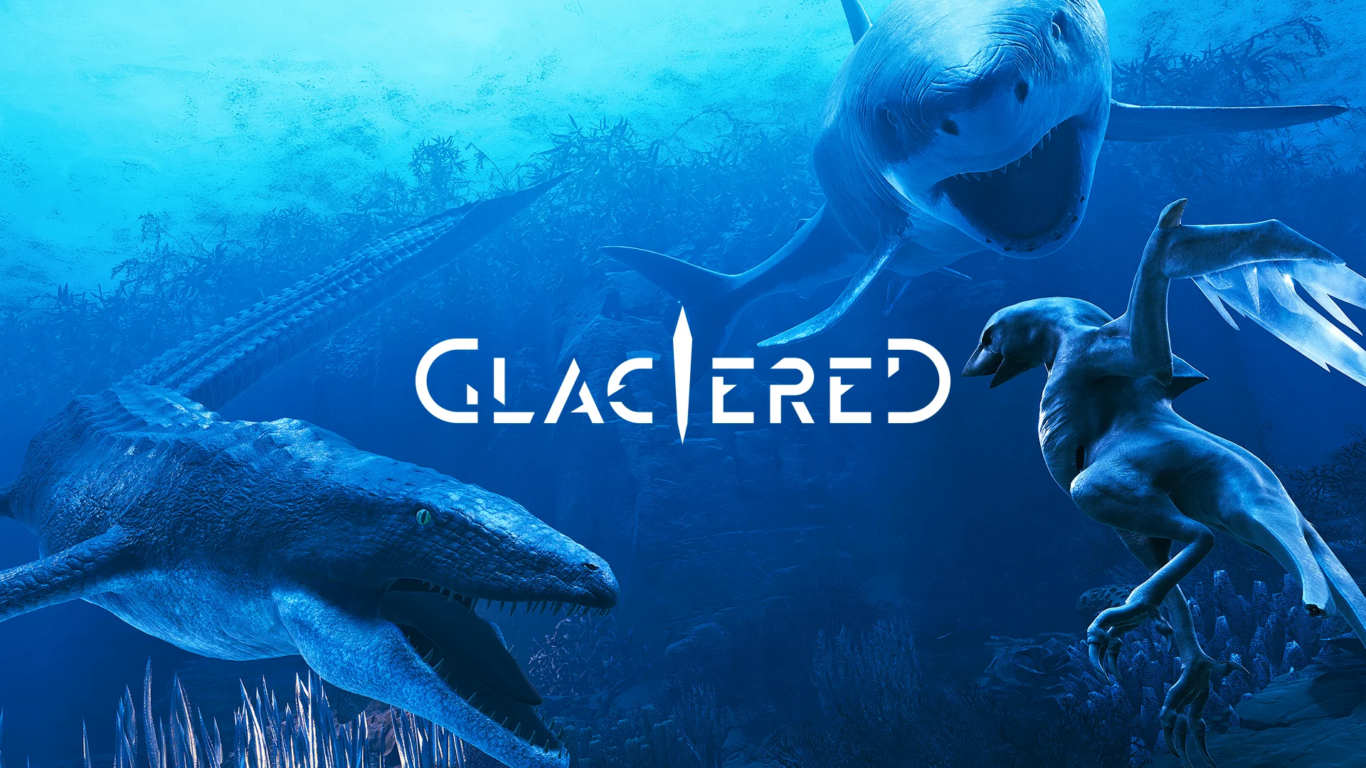 The key art for Glaciered.