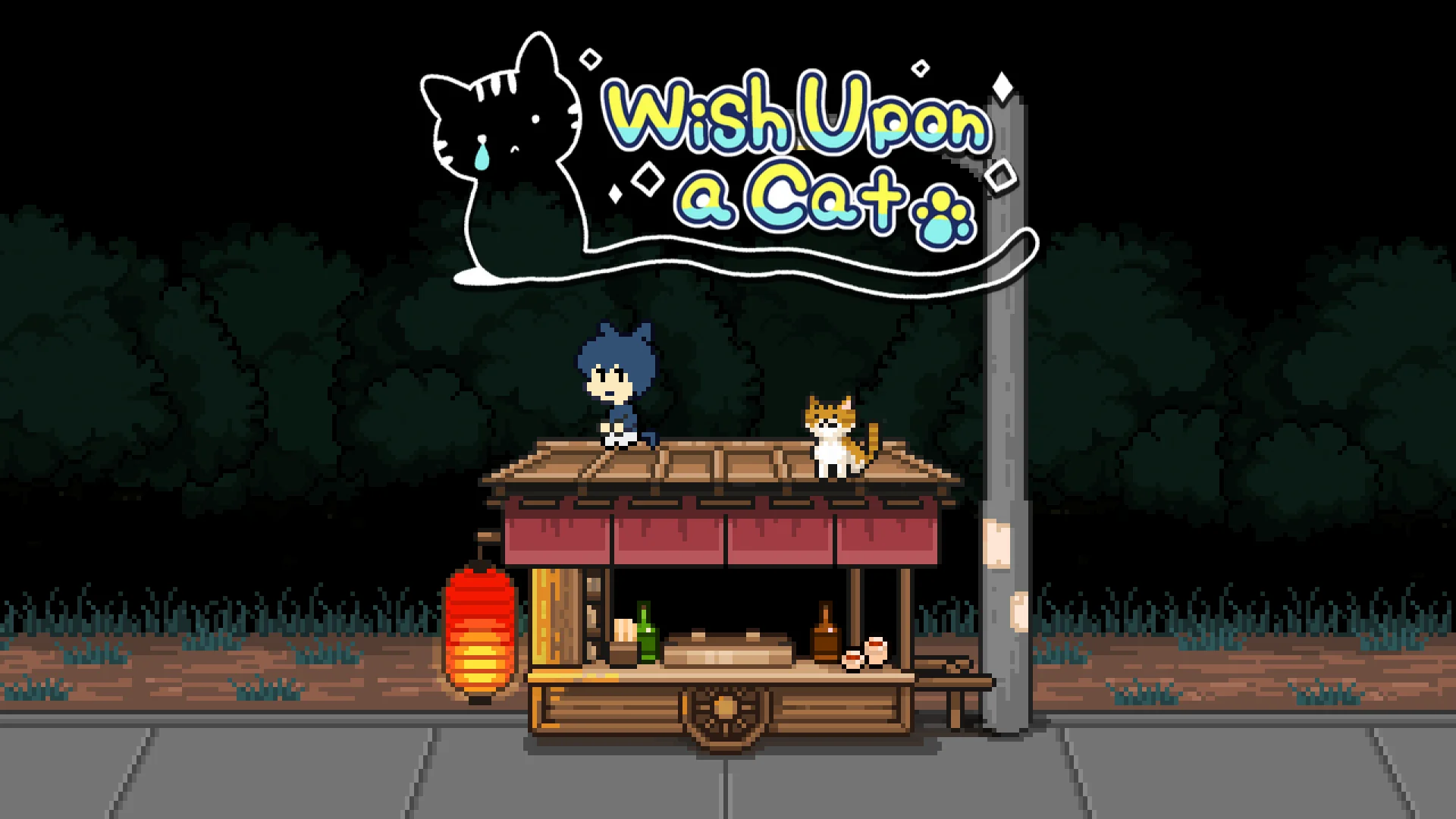 The key art for Wish Upon A Cat.